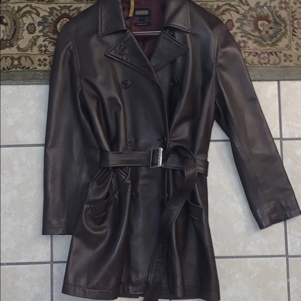 Genuine Coach Mid length Trench Coat